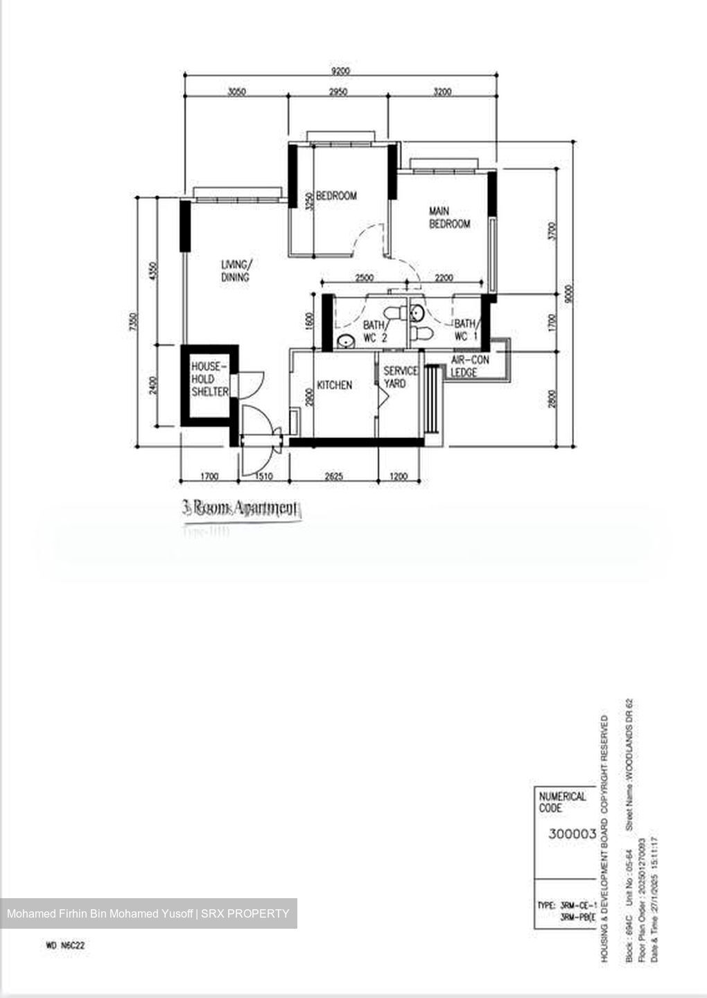 Blk 413B Waterfront I @ Northshore (Punggol), HDB 3 Rooms #602745131